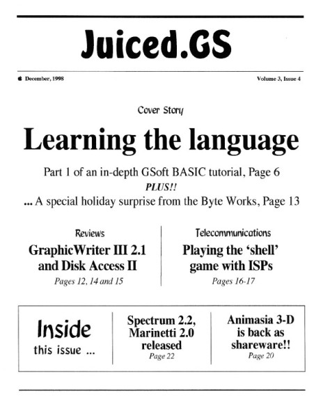 Volume 3, Issue 4 (December 1998)