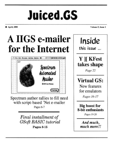 Volume 5, Issue 1 (April 2000)