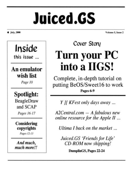 Volume 5, Issue 2 (July 2000)