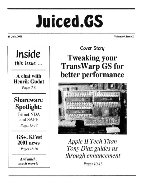 Volume 6, Issue 2 (July 2001)