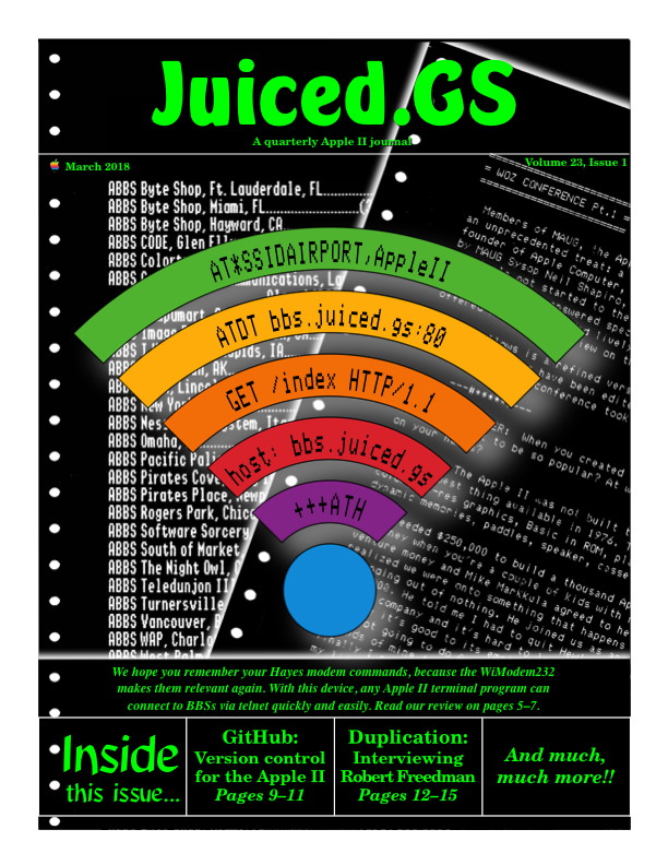 Juiced.GS Volume 23, Issue 1 (March 2018)