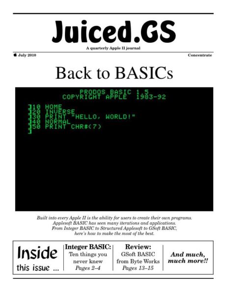 Juiced.GS Concentrate: Back to BASICs