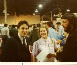 David Szetela, Valerie, Al at Applefest (Boston) 1983 David Szetela, Valerie, Al at Applefest (Boston) 1983