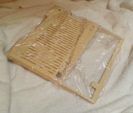 Mike layered several pieces of plastic wrap over the whole thing to keep the concoction from drying out. IIc3