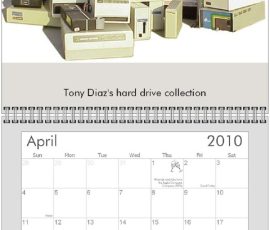 Tony Diaz's hard drive collection April 2010